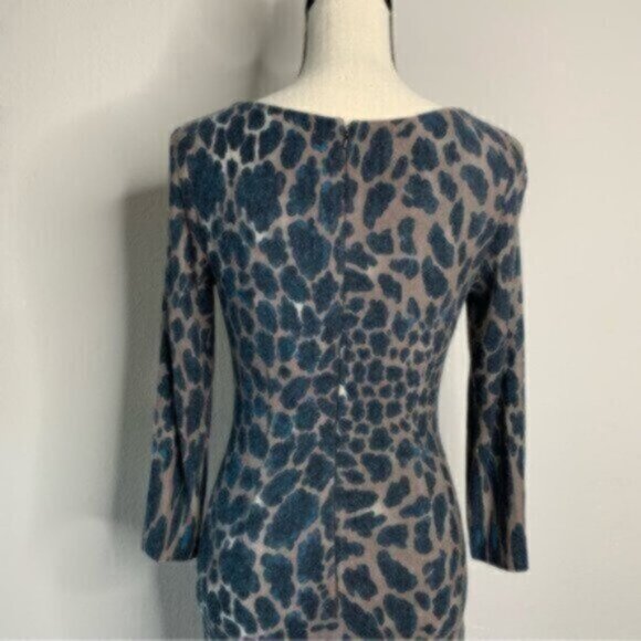 Cache Cheetah Print Fitted Midi Dress - Picture 11 of 15